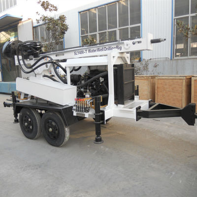 Trailer Mounted Portable Water Well Drilling Rig Machine