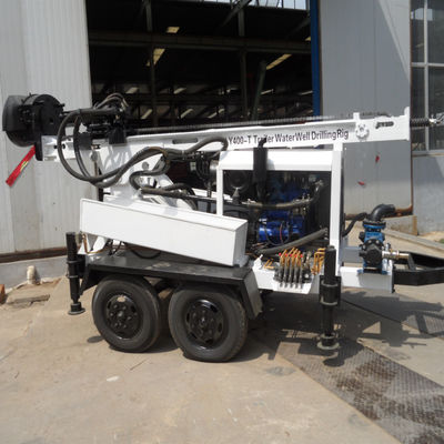Trailer Mounted Portable Water Well Drilling Rig Machine